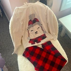 Carters Christmas Legging set Size 8